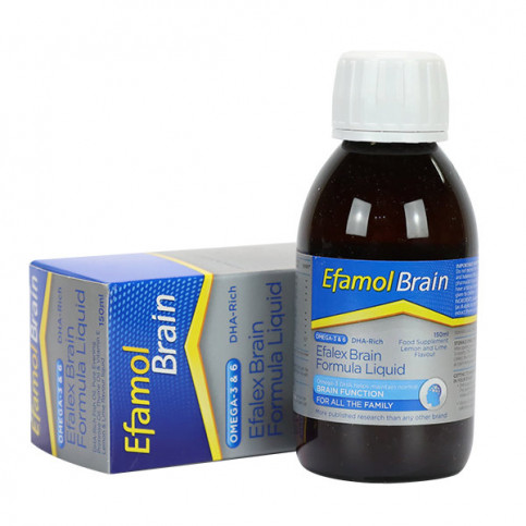 Купить Эфамол Брейн (формула Эфалекс, Efalex) Efamol Brain сироп флакон 150мл в Иркутске в Иркутске